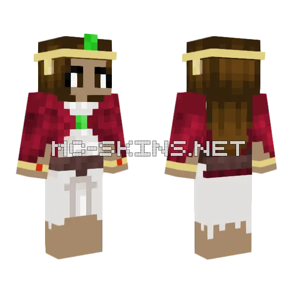 No Se V Minecraft skin, front and back