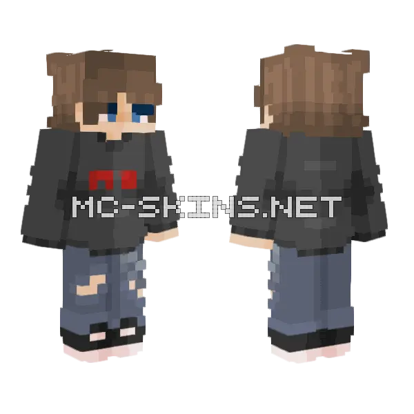 No Skin Request Minecraft skin, front and back