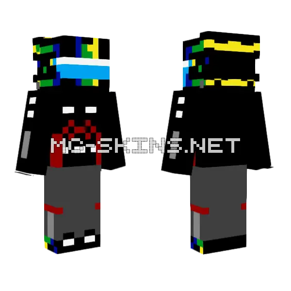 Noah Marques Minecraft skin, front and back