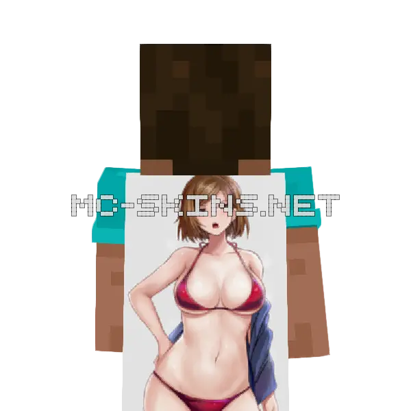 Nobara Kugisaki Bikini cape, outside and lining