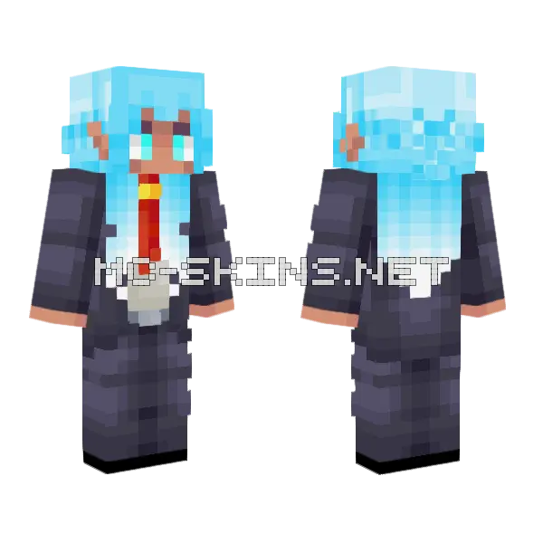 Noelle Prom Minecraft skin, front and back