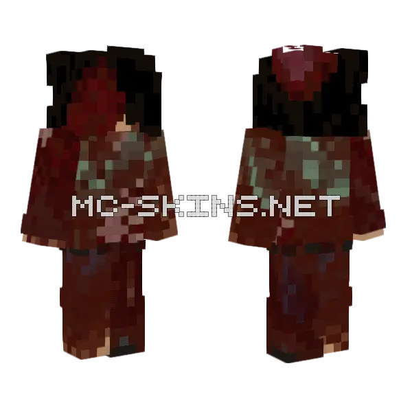 Nofacez Minecraft skin, front and back