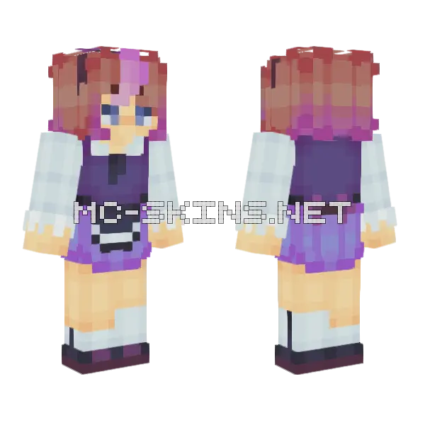 Noha Minecraft skin, front and back
