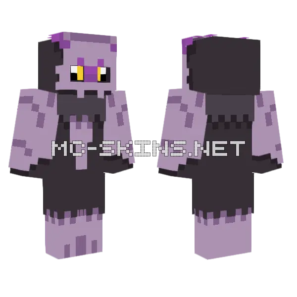 Noibat Minecraft skin, front and back