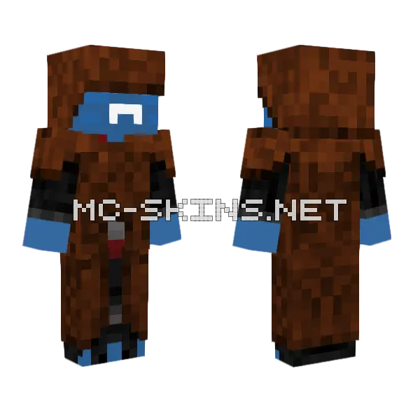 Nokt Monster Skin Minecraft skin, front and back