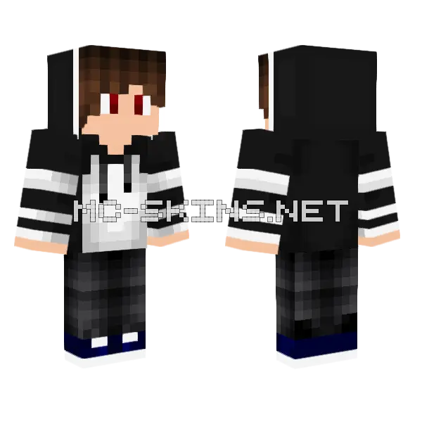 Nomask Boy Minecraft skin, front and back