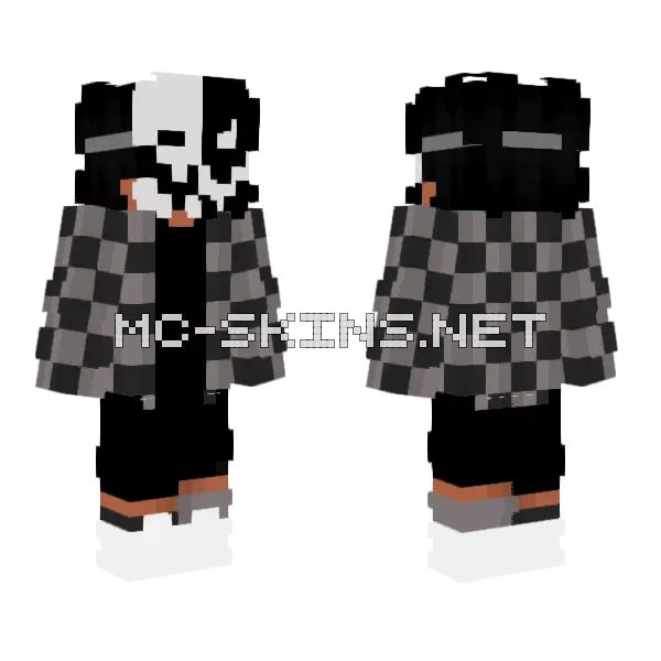 Nomax9 Minecraft skin, front and back
