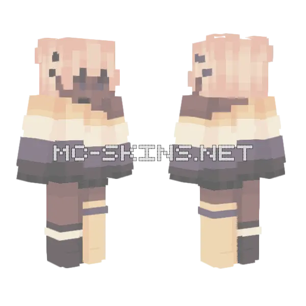Non Binary Awareness Week Minecraft skin, front and back