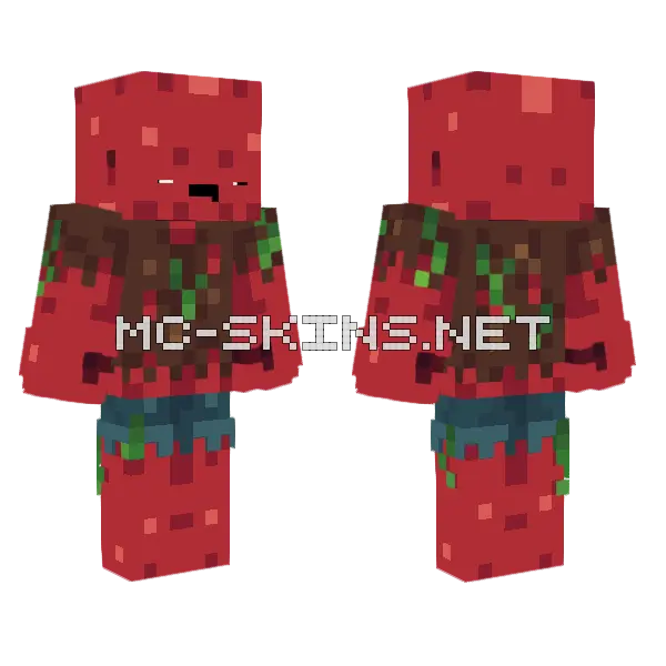 Nood Skycrab Minecraft skin, front and back