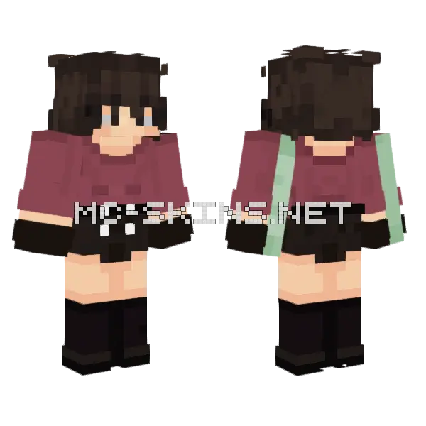 Noodle Jaguar Commercial Minecraft skin, front and back