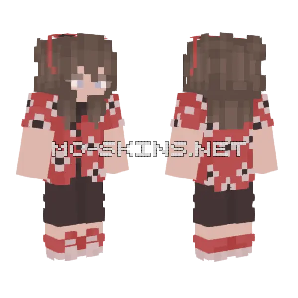 Noomi Minecraft skin, front and back