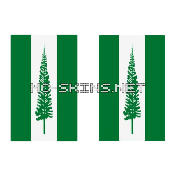 Norfolk Island Flag cape, outside and lining