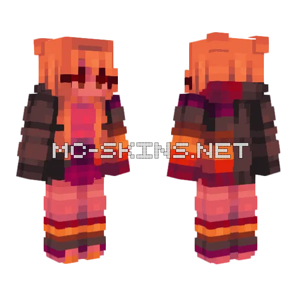 Normal Vers Just Ignore Minecraft skin, front and back