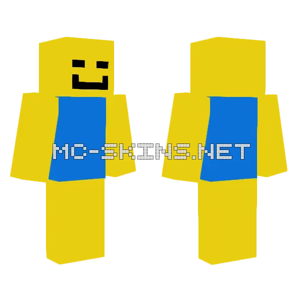 Norris Noob Smith Minecraft skin, front and back