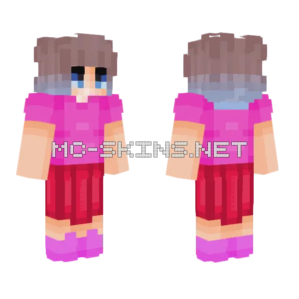 North Tiggervalentinesday Minecraft skin, front and back
