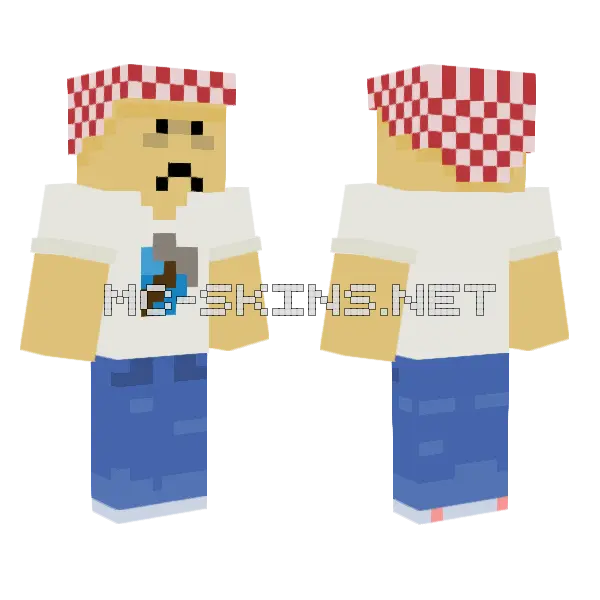 Northboundededge Boy Minecraft skin, front and back
