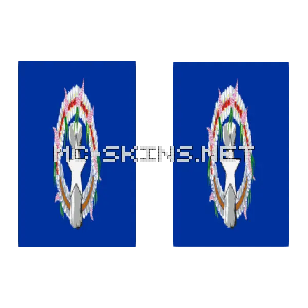 Northern Mariana Islands Flag cape, outside and lining