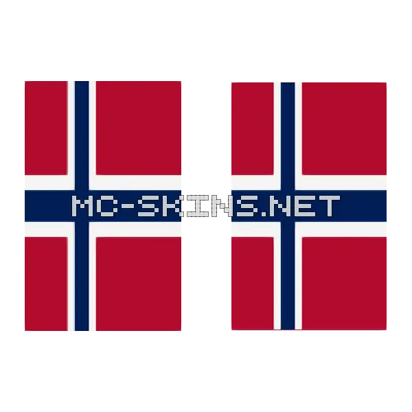 Norway Flag cape, outside and lining
