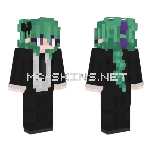 Nostalgic Stego Minecraft skin, front and back
