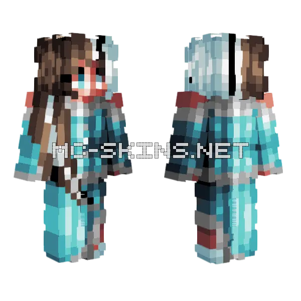 Nostalgic Ter1 Minecraft skin, front and back