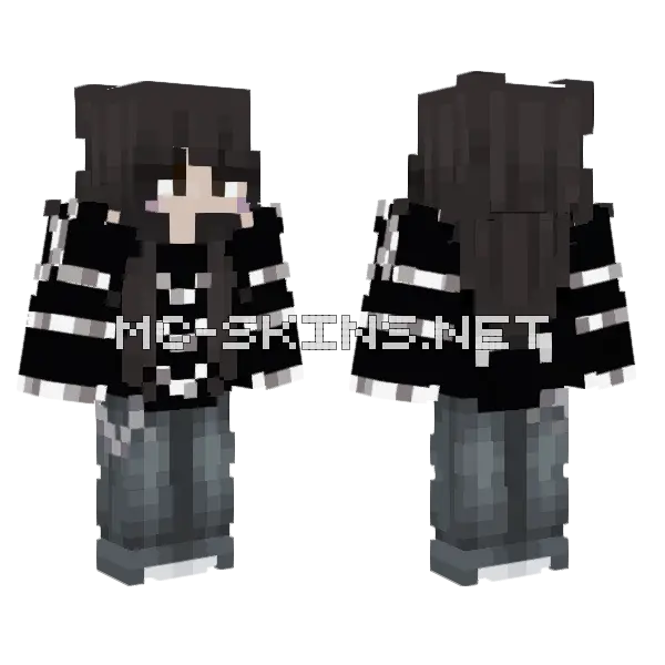 Not Ma Skin Qwincexmc Minecraft skin, front and back