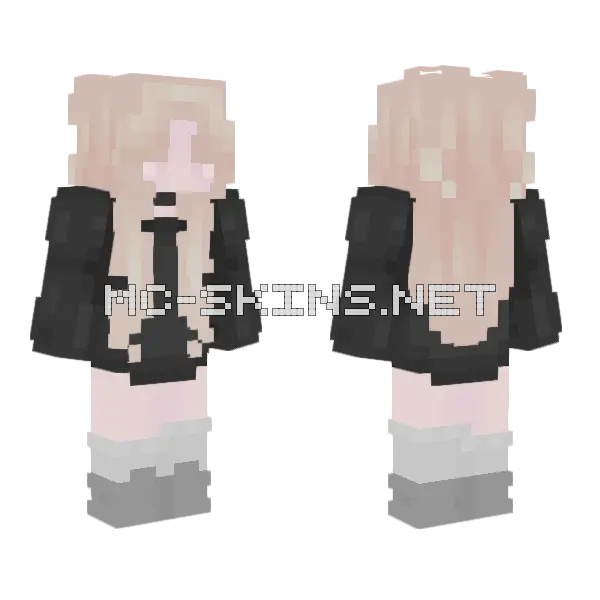 Not Today Minecraft skin, front and back