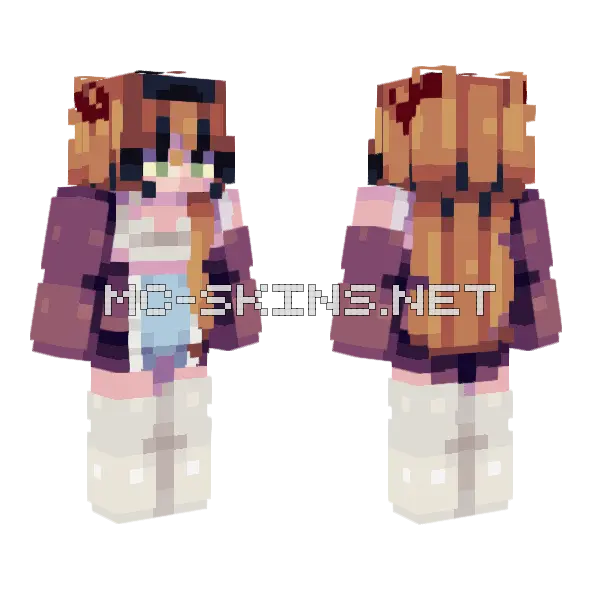 Not Tonight RCE Minecraft skin, front and back