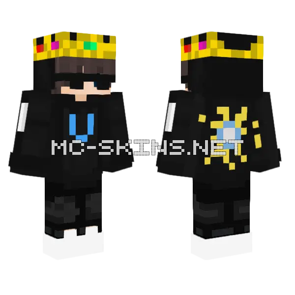 Not Unknown Minecraft skin, front and back