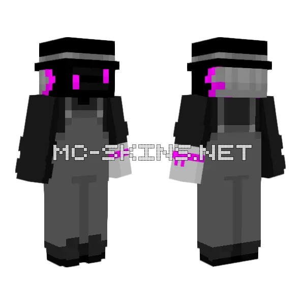Not Yet Minecraft skin, front and back