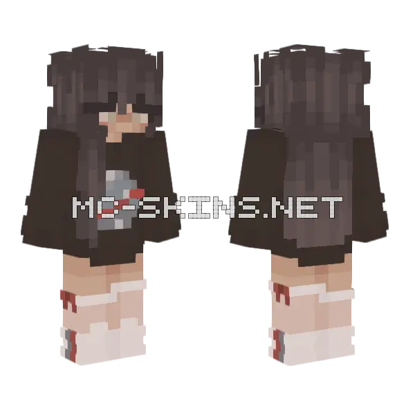 Notmine Minecraft skin, front and back