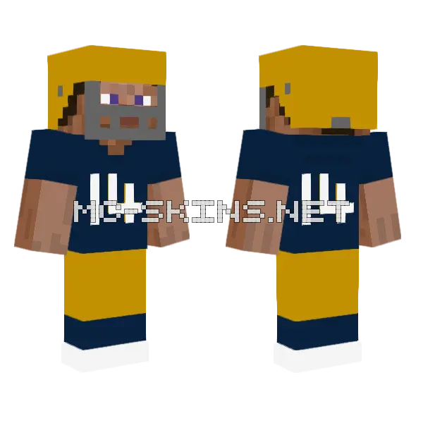 Notre Dame Home Minecraft skin, front and back