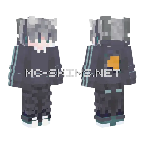 Notrelou Minecraft skin, front and back