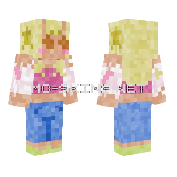Nova Minecraft skin, front and back