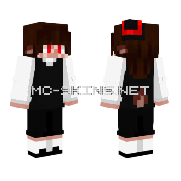 Nova Eclipse SMP Minecraft skin, front and back