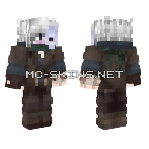 Nova Golpee Mas Minecraft skin, front and back
