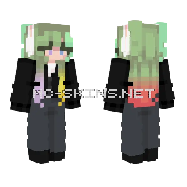 Nova OC Minecraft skin, front and back
