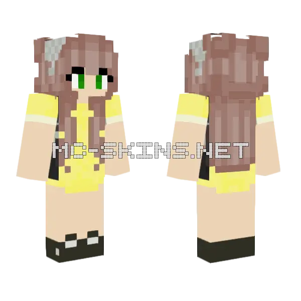Nova Outfit 3 Minecraft skin, front and back
