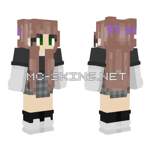 Nova School Roleplay Skin Minecraft skin, front and back