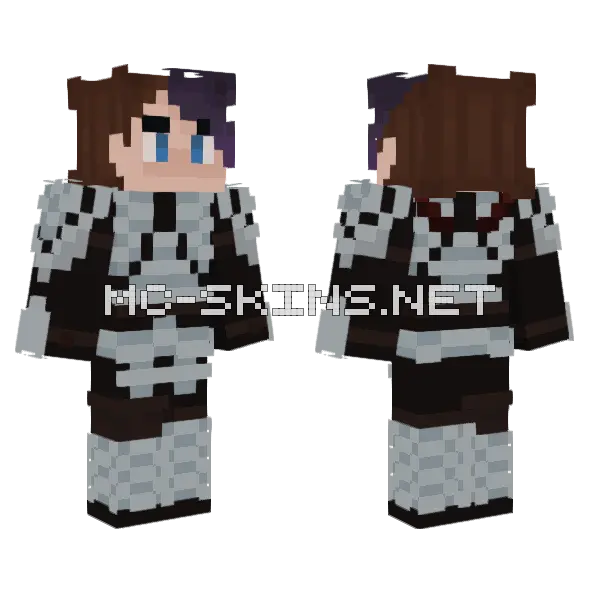 Nove Screaming Death Armor Minecraft skin, front and back