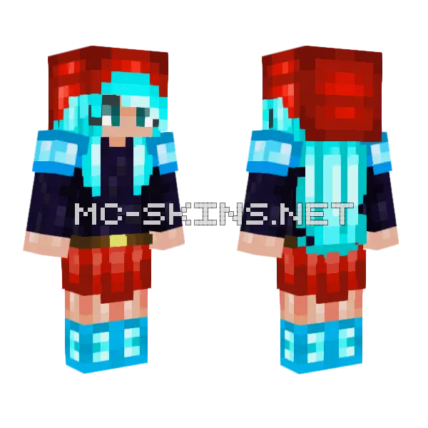 Now I'm Enchanted Again Minecraft skin, front and back