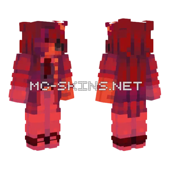 Nowhere To Run Minecraft skin, front and back