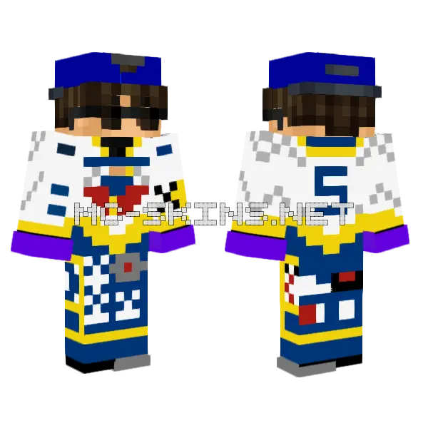 Nowy CJ Apator Toru Nr 5 Minecraft skin, front and back