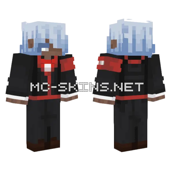 Npc 6 Minecraft skin, front and back