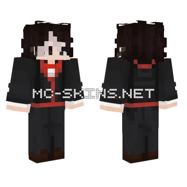Npc 8 Minecraft skin, front and back