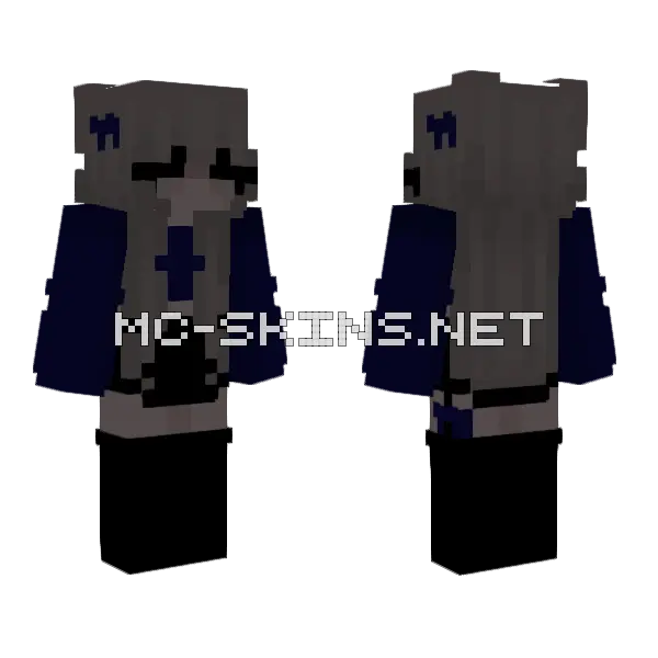 Nsasabdsa Minecraft skin, front and back