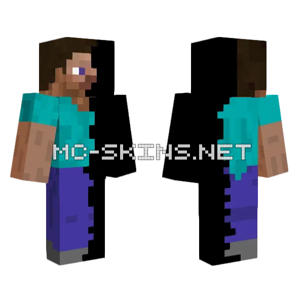 Nthsdf Minecraft skin, front and back