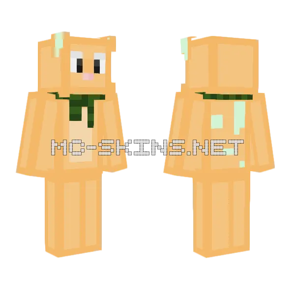 Nuclear Spot Minecraft skin, front and back