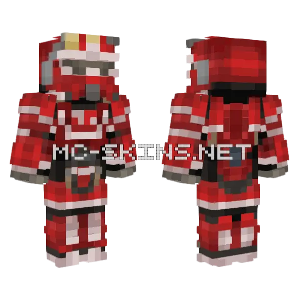 Nuka Cola Power Armor Minecraft skin, front and back