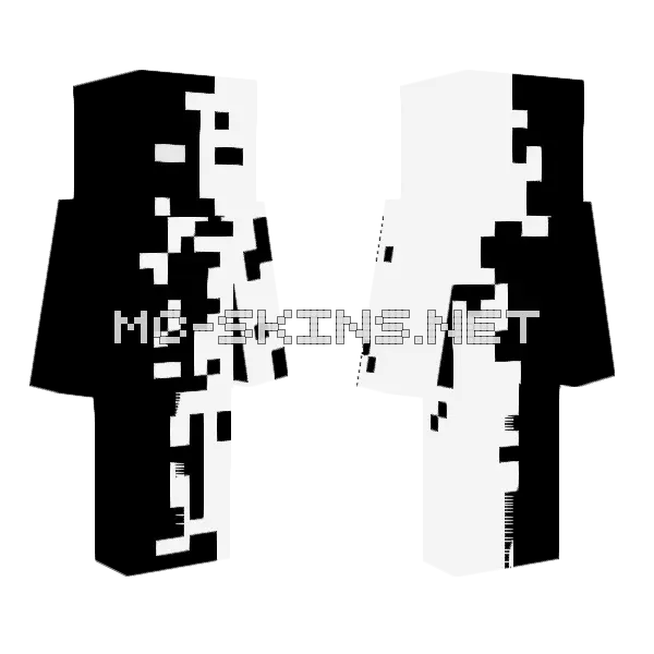 Null Anti Null Fuse Minecraft skin, front and back