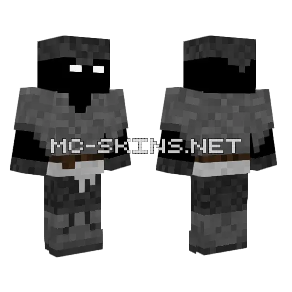 Null Pirate Minecraft skin, front and back